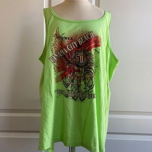 ☀️2 for 10 Panama beach motorcycle week tank top